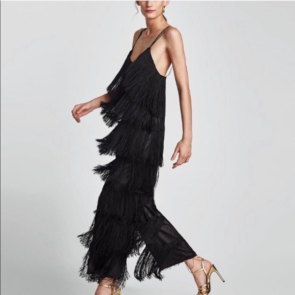 black lace long sleeve jumpsuit